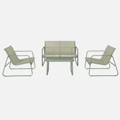 4-zits metalen tuinmeubelset
