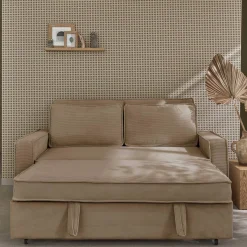 2-zits slaapbank corduroy