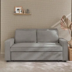2-zits slaapbank corduroy