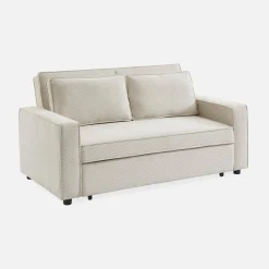 2-zits slaapbank corduroy