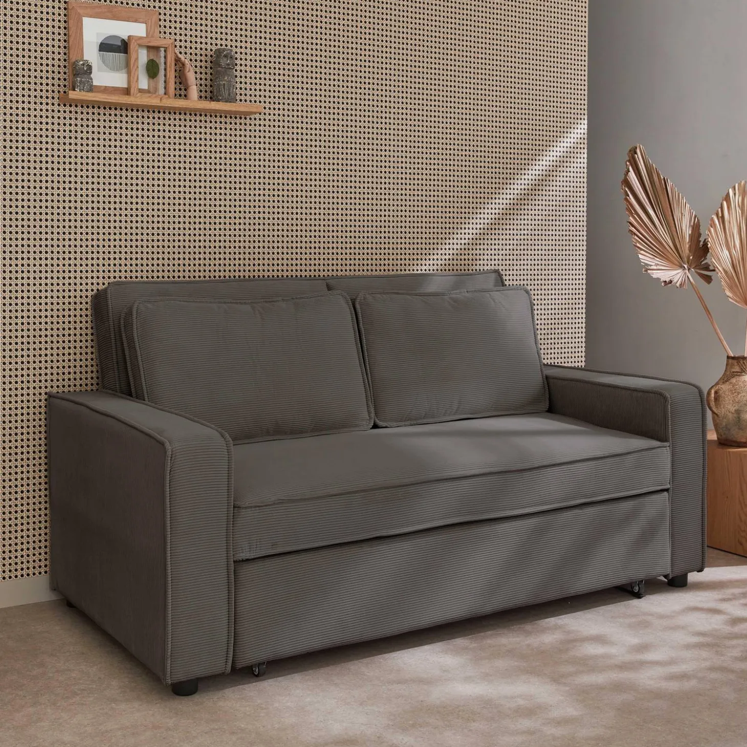 2-zits slaapbank corduroy
