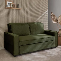 2-zits slaapbank corduroy