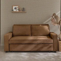 2-zits slaapbank corduroy