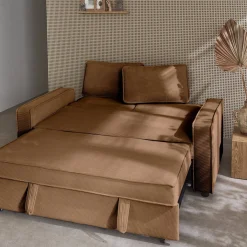 2-zits slaapbank corduroy