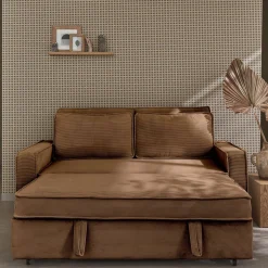 2-zits slaapbank corduroy