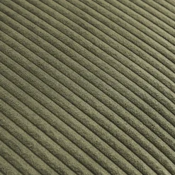 2/3-zits slaapbank eucalyptushout, metaal en corduroy