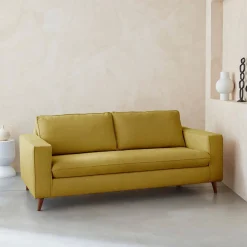 3-zits slaapbank met matras van 12 cm - Made in France