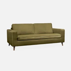 3-zits slaapbank met matras van 12 cm - Made in France