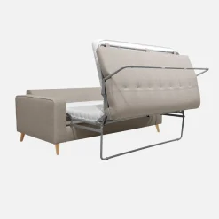 3-zits slaapbank met matras van 12 cm - Made in France