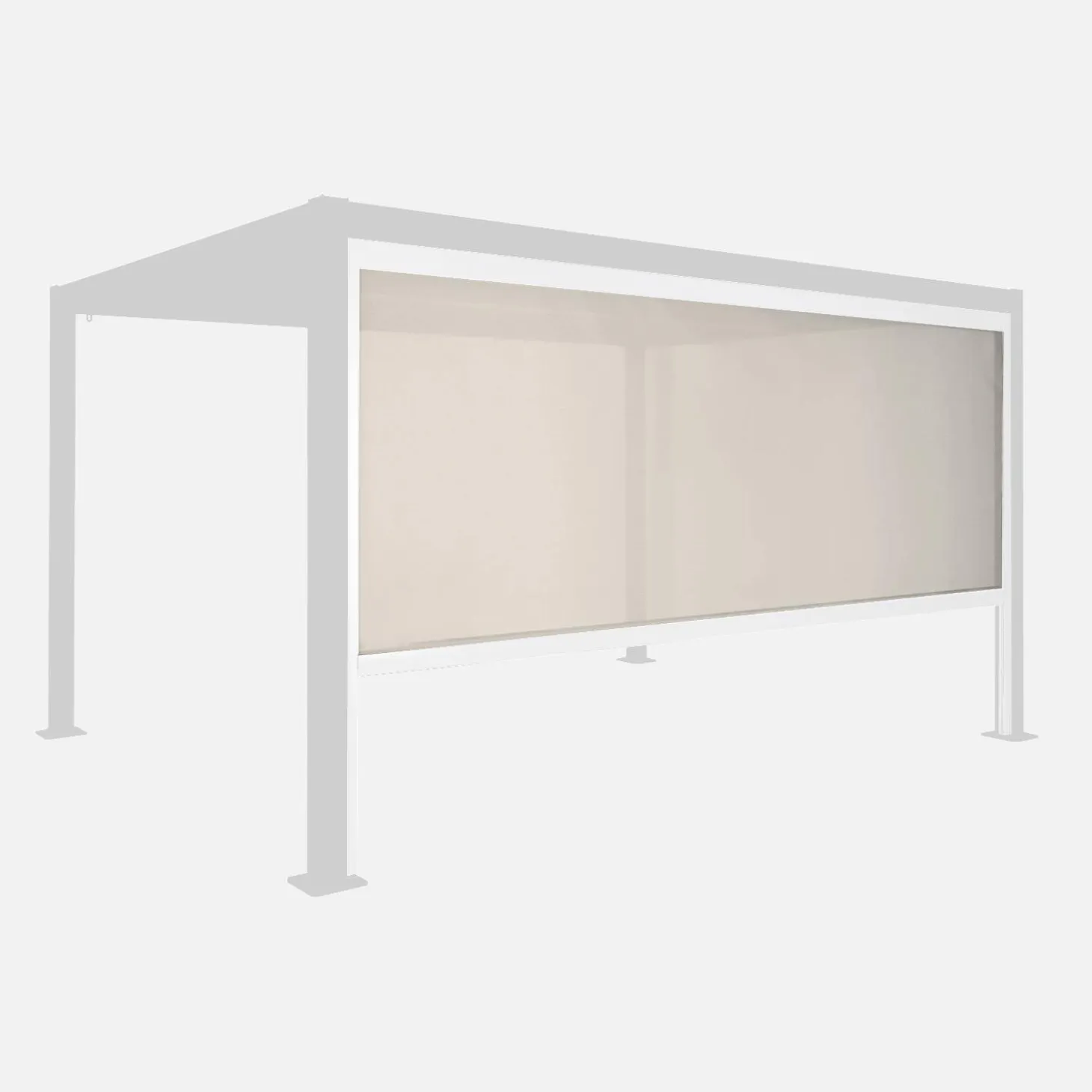 Zonnescherm 4m voor Palace pergola