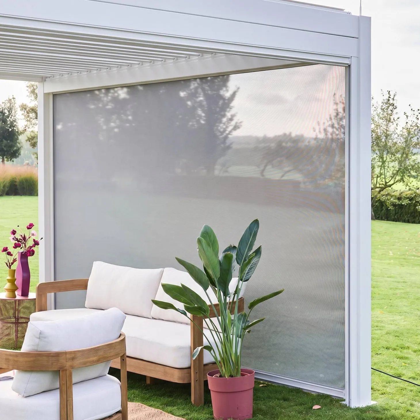 Zonnescherm 4m voor Triomphe pergola