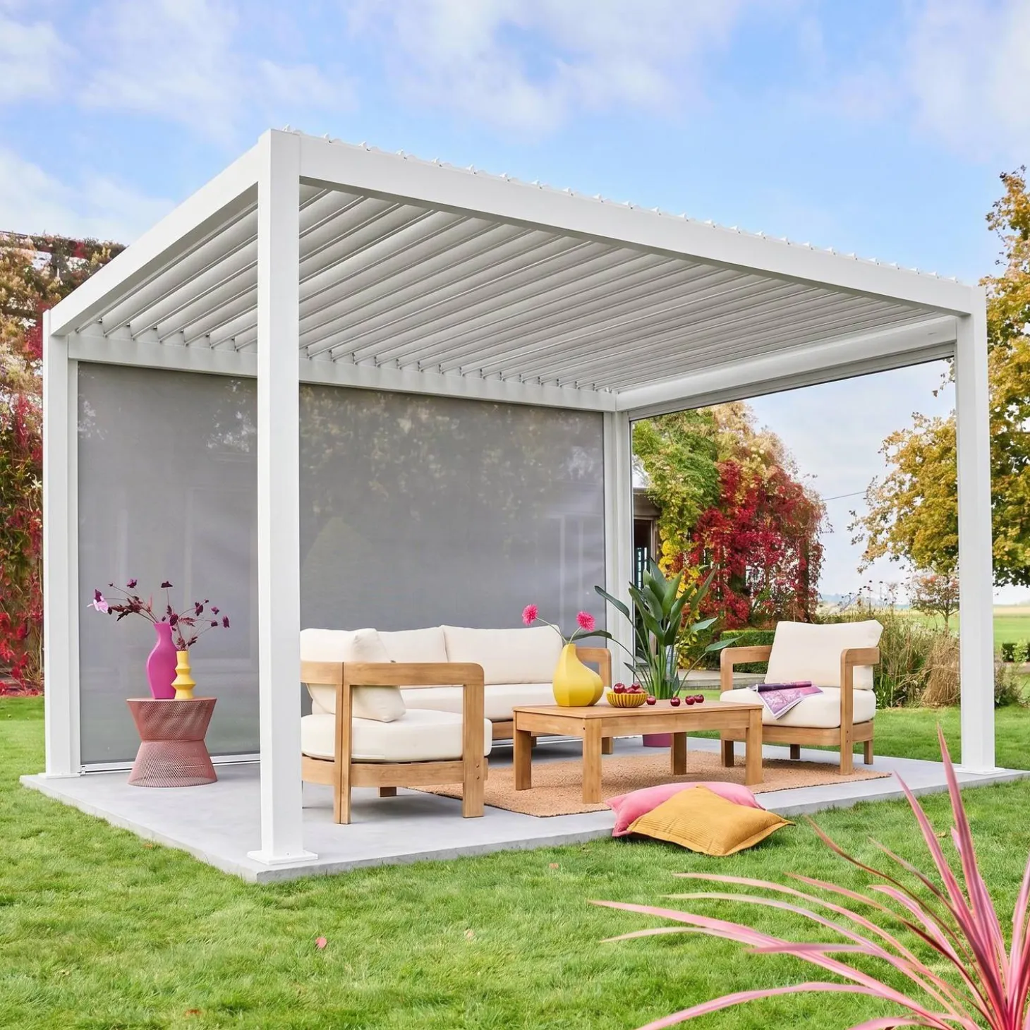 Zonnescherm 4m voor Triomphe pergola