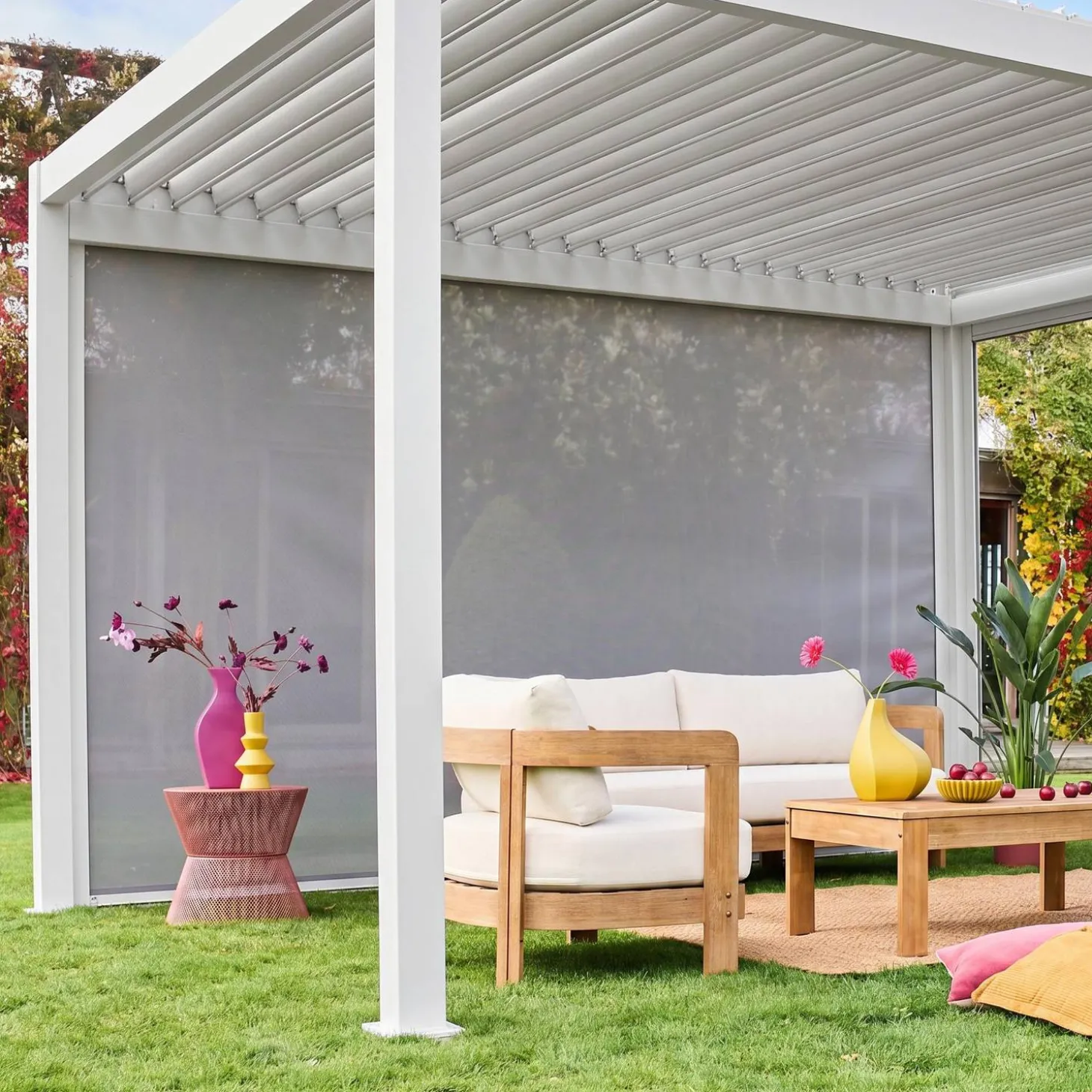 Zonnescherm 4m voor Triomphe pergola