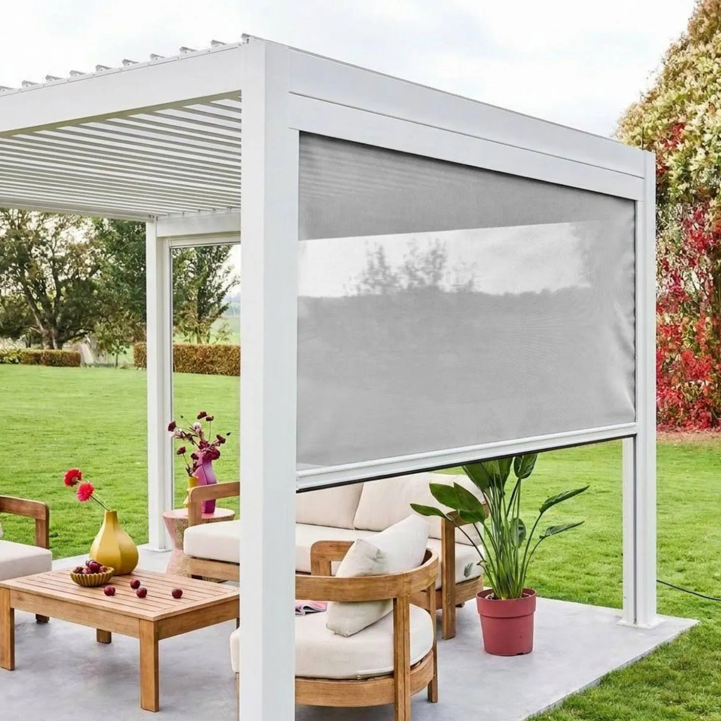 Zonnescherm 3m voor Triomphe pergola