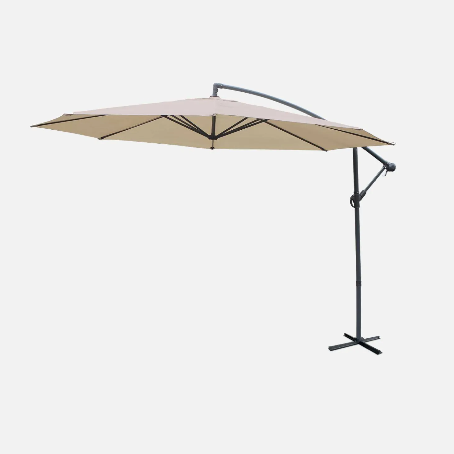 Zweefparasol rond 350cm