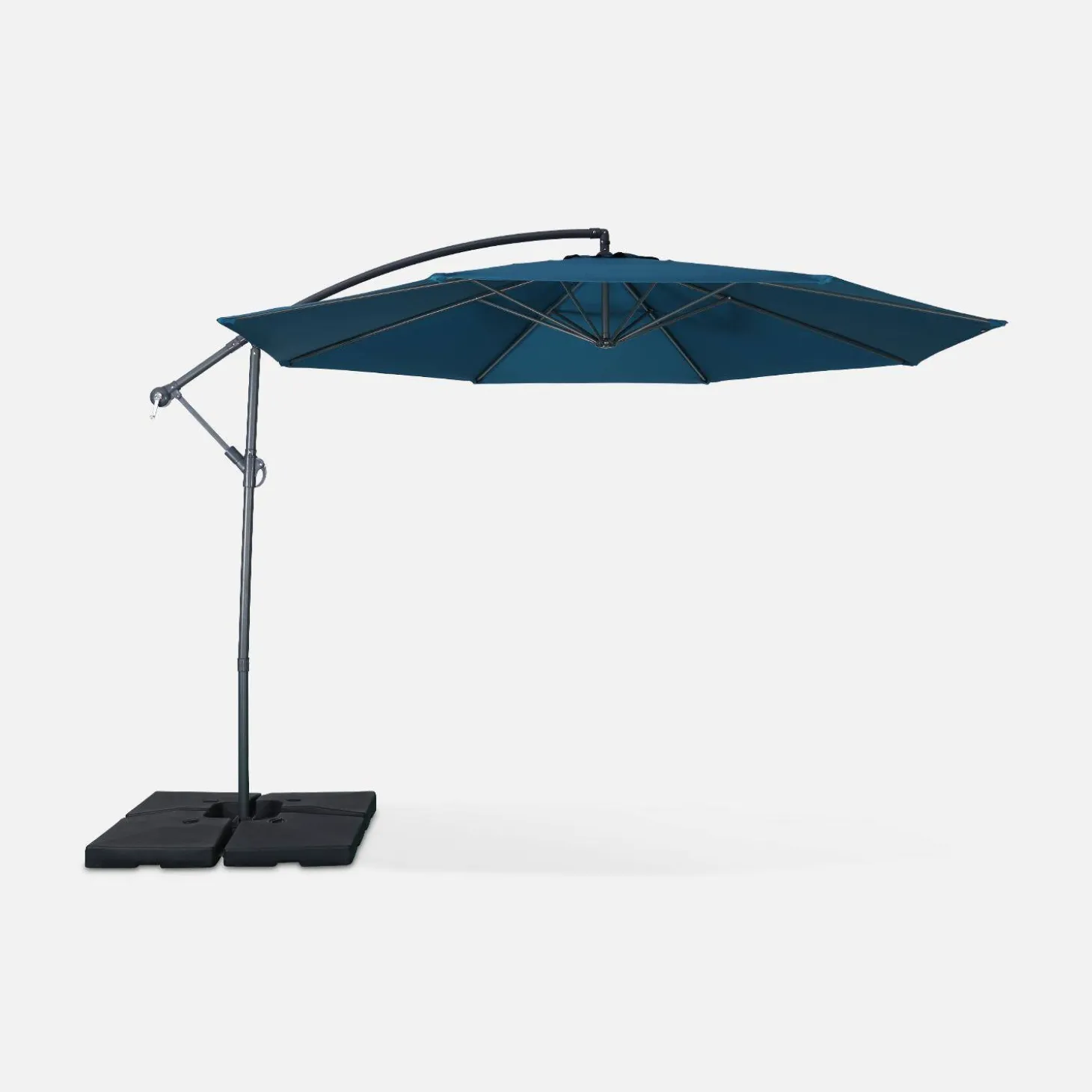 Zweefparasol rond 350cm