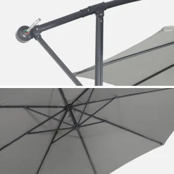 Zweefparasol rond 350cm