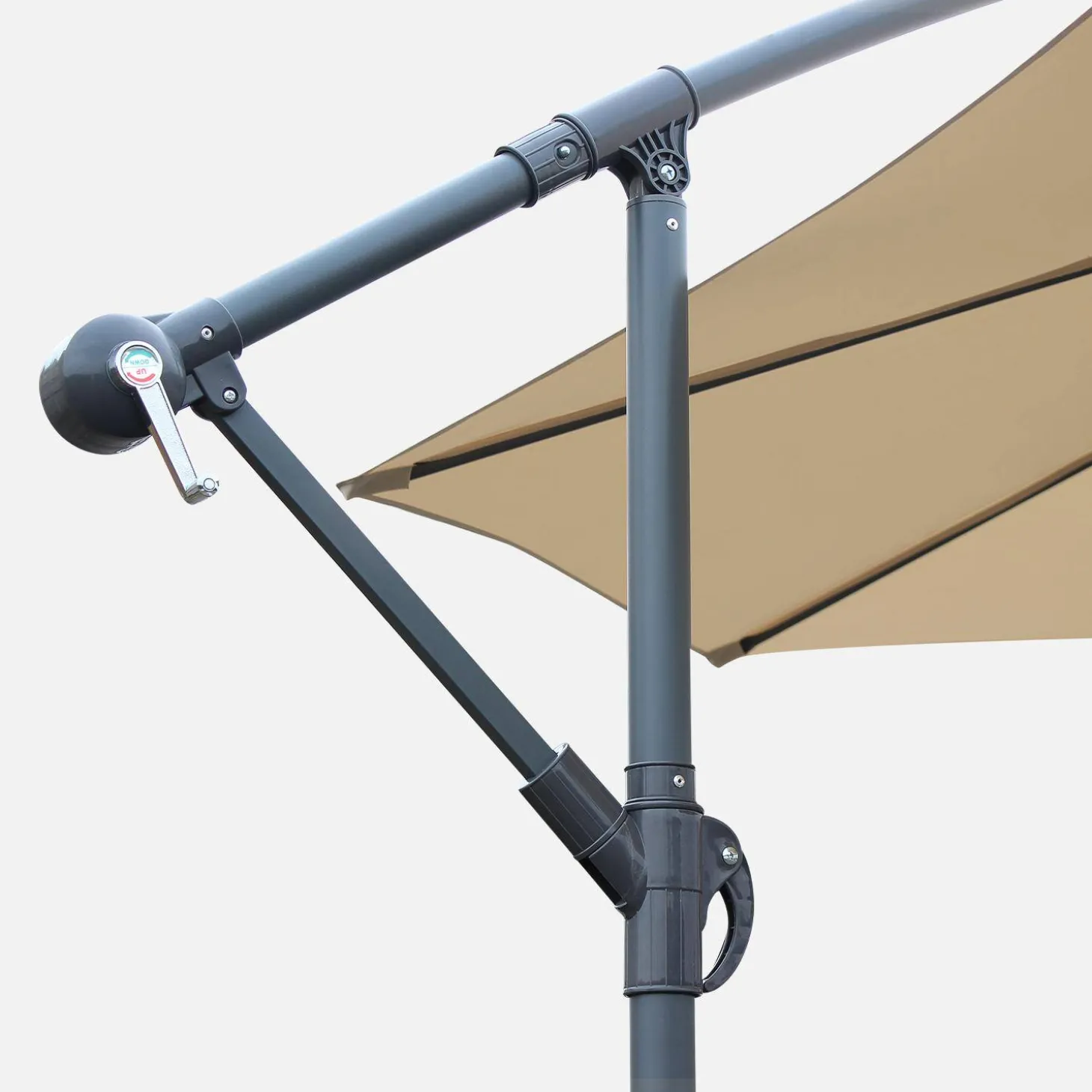 Zweefparasol, rond, Ø300cm