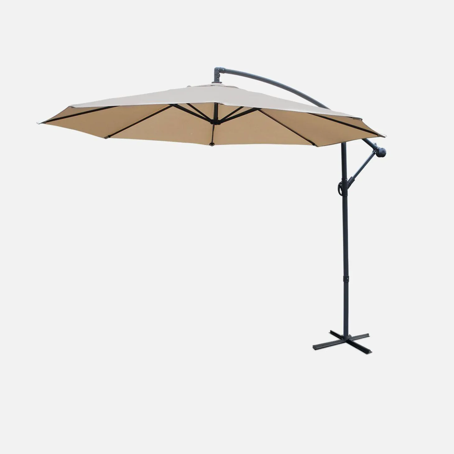 Zweefparasol, rond, Ø300cm