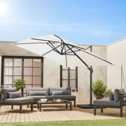 Zweefparasol, vierkant 3x3m