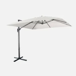 Zweefparasol, vierkant 3x3m