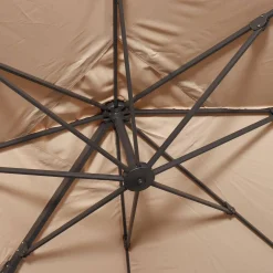 Zweefparasol, vierkant 3x3m