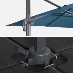 Zweefparasol, vierkant 3x3m