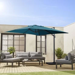 Zweefparasol, vierkant 3x3m