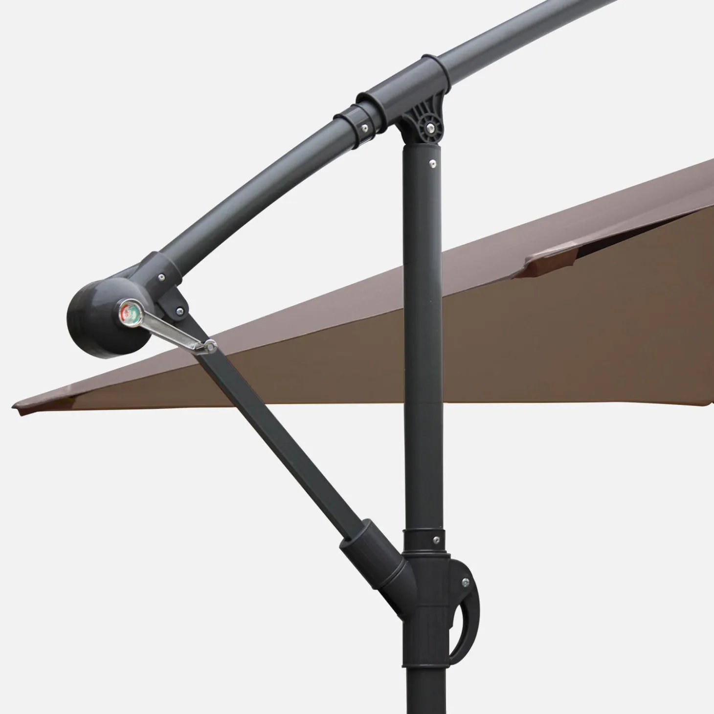 Zweefparasol vierkant 3x3m