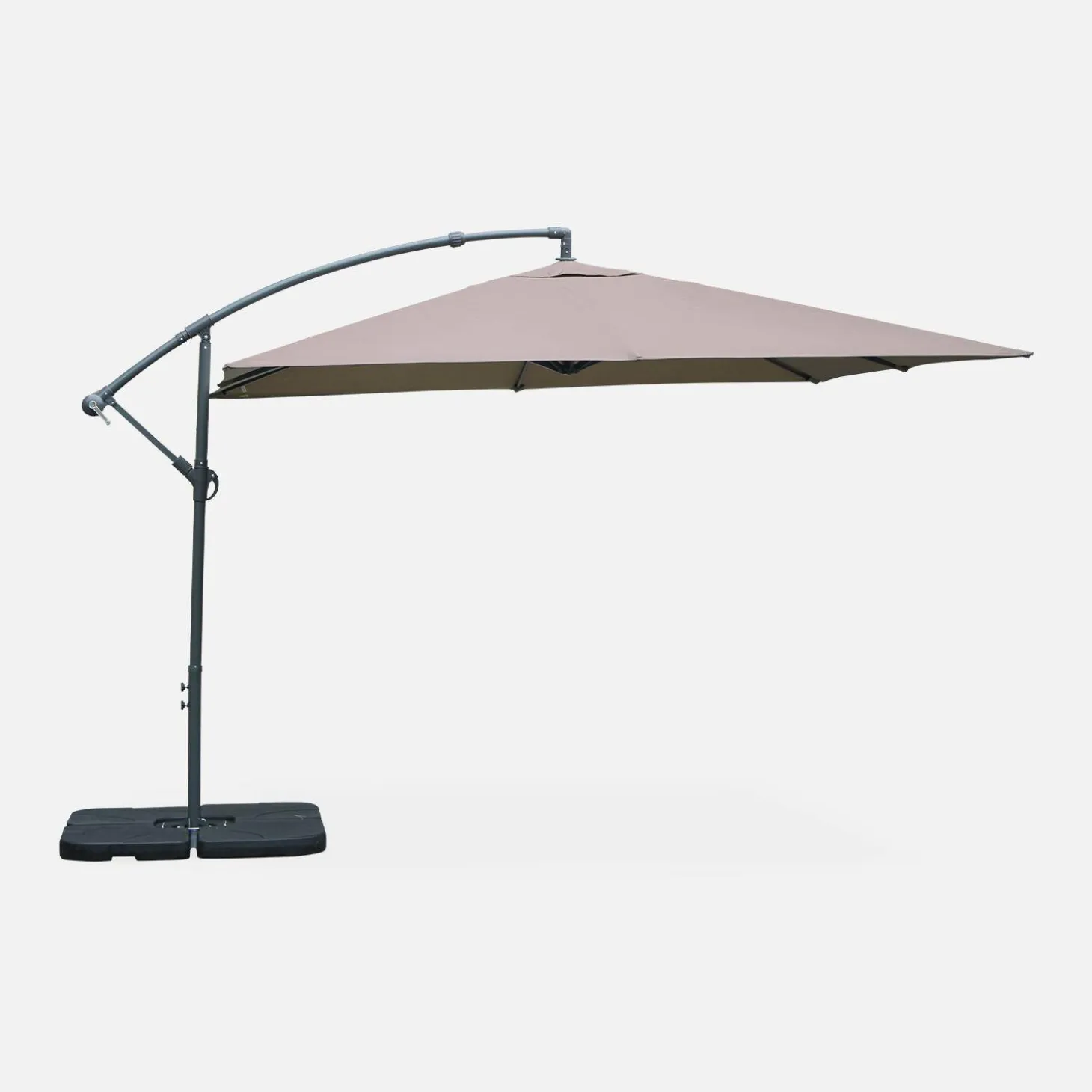 Zweefparasol vierkant 3x3m
