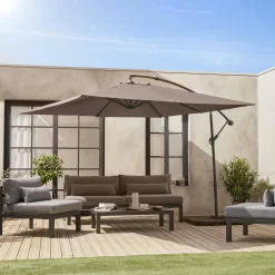 Zweefparasol vierkant 3x3m