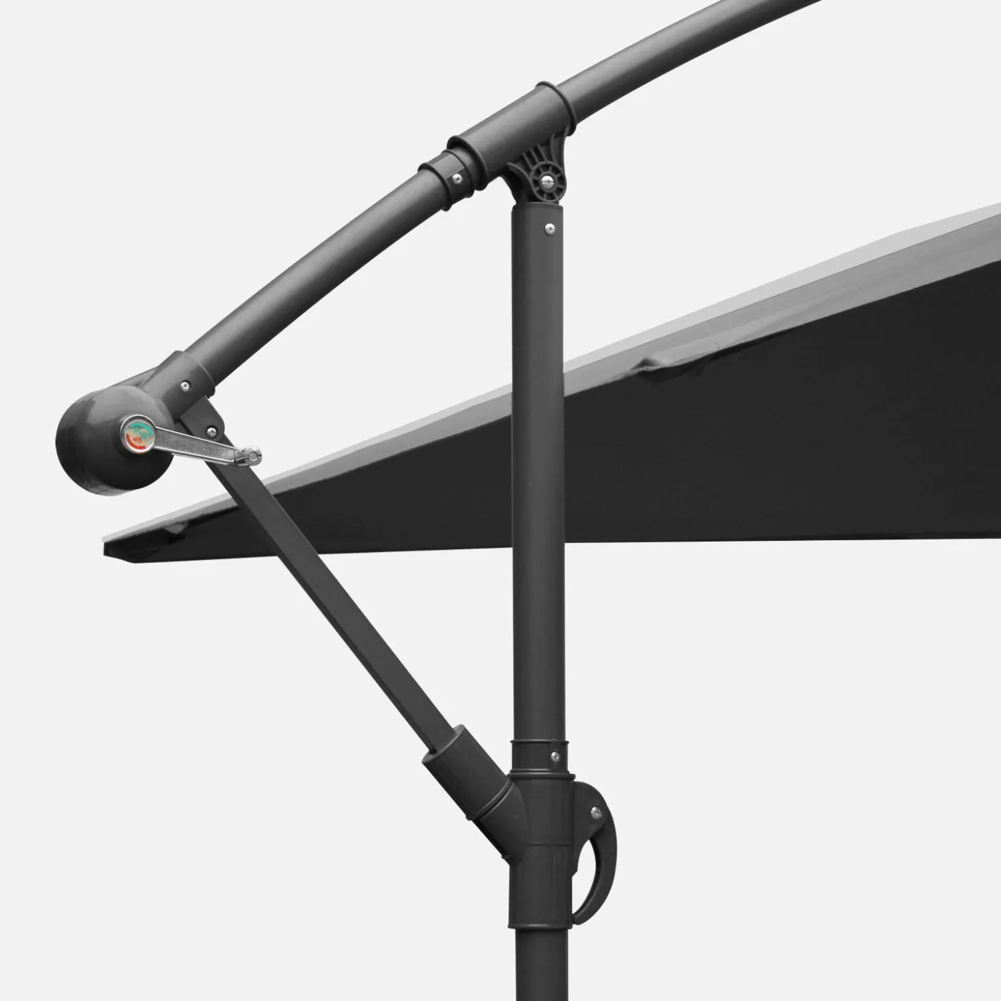 Zweefparasol vierkant 3x3m