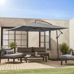 Zweefparasol vierkant 3x3m