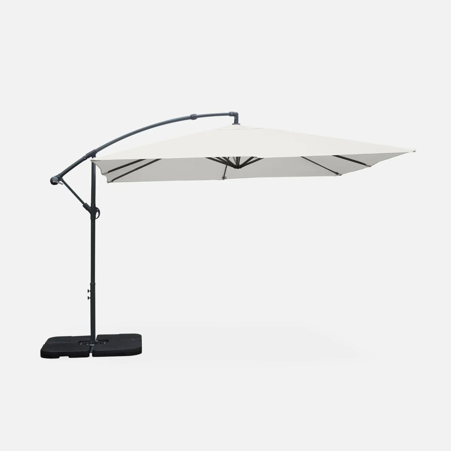 Zweefparasol vierkant 3x3m