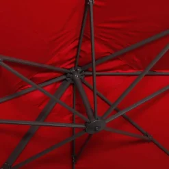 Zweefparasol, vierkant 3x3m