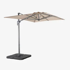 Zweefparasol 2x3m + 4 ballasttegels 50x50cm
