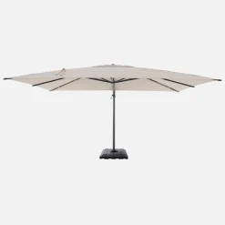 Zweefparasol 4x3m + hoes en ballasttegels
